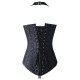 Le corset chemisier vintage noir