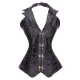 Le corset chemisier vintage noir