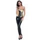 Le corset steampunk jaune et noir