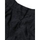 La jupe brodée vintage noire