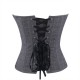 Le corset classique en jean gris