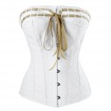 Le corset Antoinette brodereies anglaises