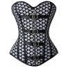 Le corset losanges noir et blanc