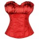 Le corset brocade rouge