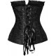 Le corset brodé noir Vicky