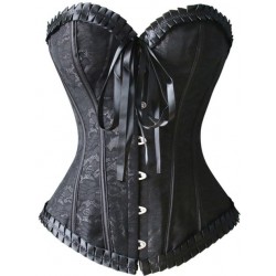 Le corset en dentelle noire Anabelle