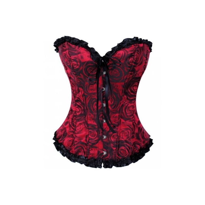 corset rouge et noir
