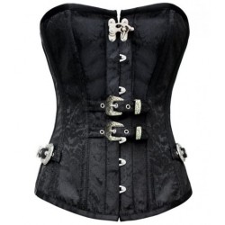 Le corset steampunk noir