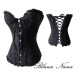 Le corset vintage noir