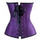 Le corset charme violet et noir