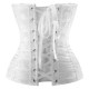 Le corset brocade blanc