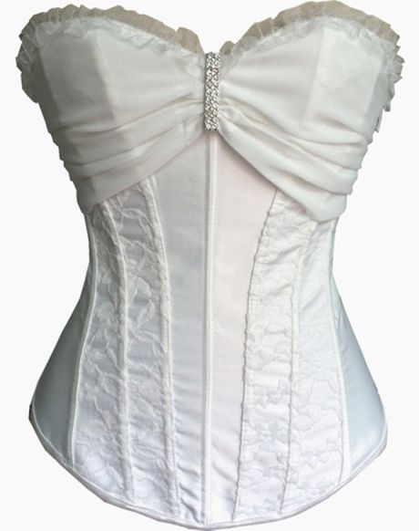 corset blanc mariage