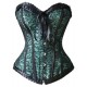 Le corset en dentelle vert Anabelle