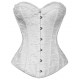 Le corset brodé blanc Vicky