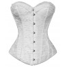 Le corset brodé blanc Vicky