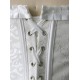 Le corset en dentelle blanc Anabelle
