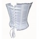 Le corset vintage blanc pour mariage