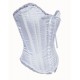 Le corset vintage blanc pour mariage