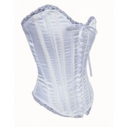 Le corset vintage blanc pour mariage