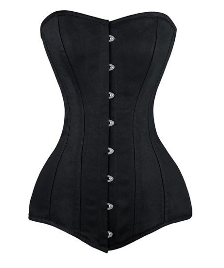 Le corset médiéval noir chez Bustiers et Corsets