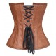 Le corset marron cuir vieilli