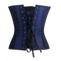 Le corset foulard bleu marine