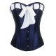 Le corset foulard bleu marine