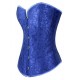 Le corset vintage bleu foncé