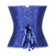 Le corset vintage bleu foncé