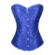 Le corset vintage bleu foncé