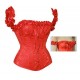 Le corset Victoria rouge