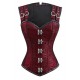 Le corset steampunk premium rouge