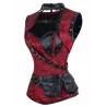 Corset + boléro guilde rouge, vert ou violet