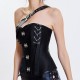Le corset gothique chic noir 