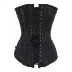 Le corset steampunk chevalière noir 