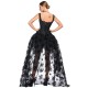 Le débardeur style corset lolita noir