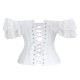 Le corset en dentelle blanc Irina