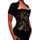 Le corset victorien noir et or