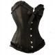 Le corset taffetas noir