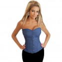 Le corset bleu jean