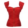 Le bustier lolita taffetas rouge
