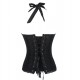 Le dos nu vintage style corset noir