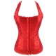 Le dos nu vintage style corset rouge